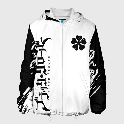 Мужская куртка Черный клеывер аниме / 3D-Белый – фото 1