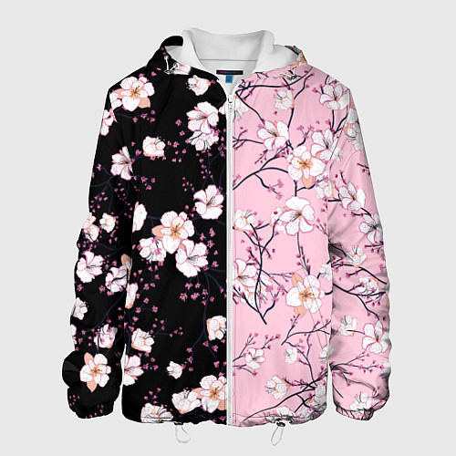 Мужская куртка САКУРА SAKURA ВИШНЯ / 3D-Белый – фото 1