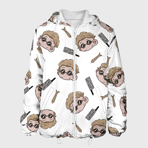 Мужская куртка Нанами Кенто Магическая битва / 3D-Белый – фото 1