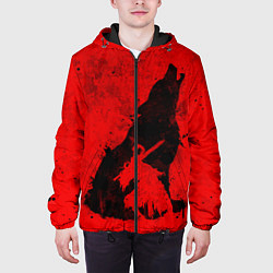 Куртка с капюшоном мужская DARK SOULS ТЁМНЫЕ ДУШИ, цвет: 3D-черный — фото 2
