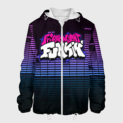 Куртка с капюшоном мужская Friday Night Funkin, цвет: 3D-белый