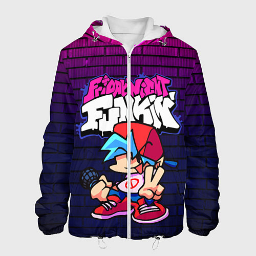 Мужская куртка FRIDAY NIGHT FUNKIN / 3D-Белый – фото 1