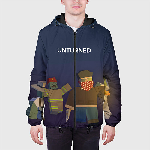 Мужская куртка Unturned / 3D-Черный – фото 3