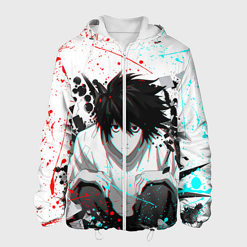 Мужская куртка DEATH NOTE ТЕТРАДЬ СМЕРТИ / 3D-Белый – фото 1