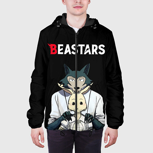Мужская куртка Beastars Выдающиеся звери / 3D-Черный – фото 3