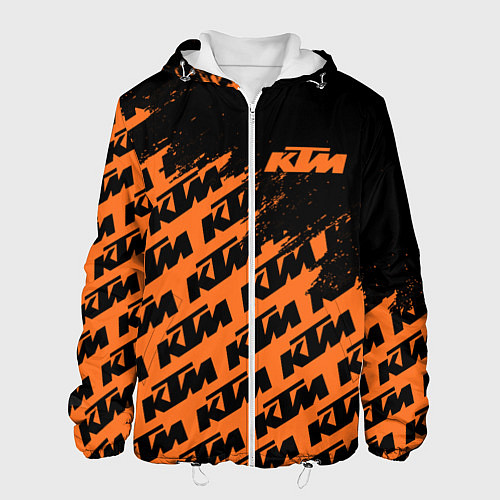 Мужская куртка KTM КТМ / 3D-Белый – фото 1