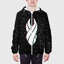 Куртка с капюшоном мужская DEAD SPACE МЁРТВЫЙ КОСМОС, цвет: 3D-белый — фото 2
