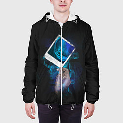 Куртка с капюшоном мужская Life Is Strange, цвет: 3D-белый — фото 2