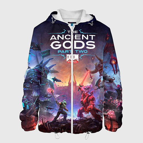 Мужская куртка DOOM Eternal: The Ancient Gods / 3D-Белый – фото 1