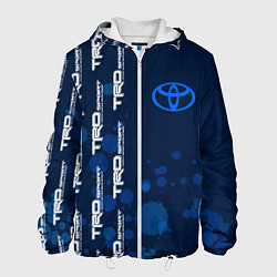 Куртка с капюшоном мужская Toyota - Paint Pattern on left, цвет: 3D-белый