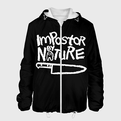 Мужская куртка Among Us Naughty by Nature / 3D-Белый – фото 1