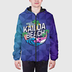 Куртка с капюшоном мужская KAILUA BEACH, цвет: 3D-черный — фото 2