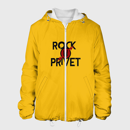 Мужская куртка Rock privet / 3D-Белый – фото 1