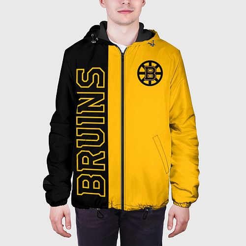 Мужская куртка NHL BOSTON BRUINS / 3D-Черный – фото 3