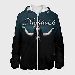 Куртка с капюшоном мужская Nightwish with Tarja, цвет: 3D-белый