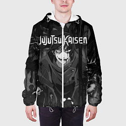 Куртка с капюшоном мужская Магическая Битва Jujutsu Kaisen, цвет: 3D-белый — фото 2