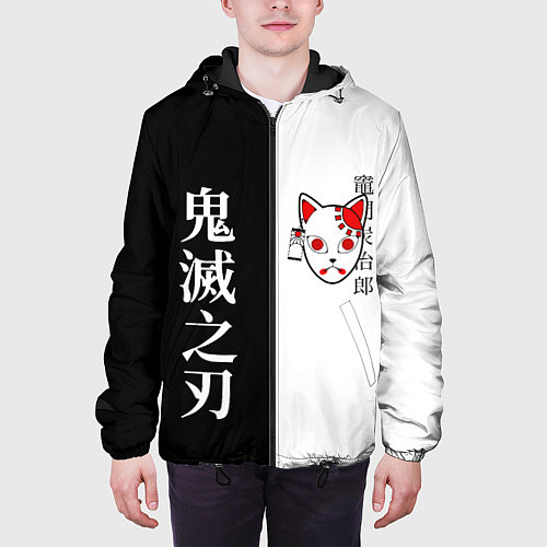 Мужская куртка МАСКА ТАНДЖИРО TANJIRO MASK / 3D-Черный – фото 3