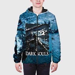 Куртка с капюшоном мужская DARKSOULS Project Dark, цвет: 3D-черный — фото 2