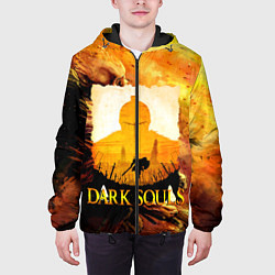 Куртка с капюшоном мужская DARKSOULS SKULL&MAGIC, цвет: 3D-черный — фото 2