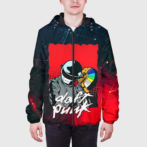 Мужская куртка DAFT PUNK MUSIC / 3D-Черный – фото 3