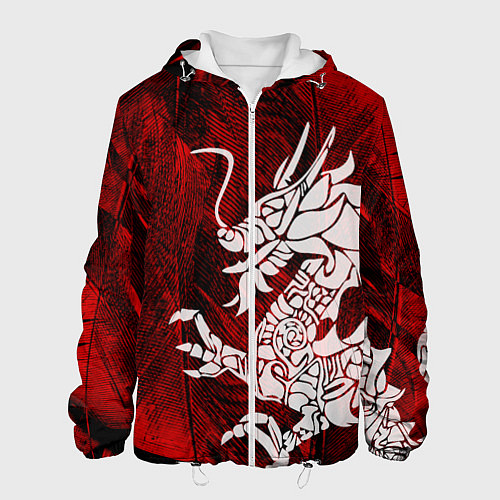 Мужская куртка Chinese Dragon / 3D-Белый – фото 1