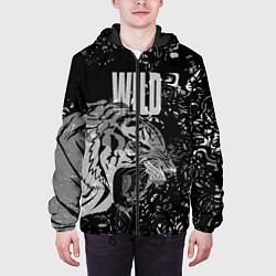 Куртка с капюшоном мужская WILD ДИКИЙ, цвет: 3D-черный — фото 2