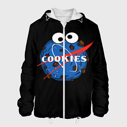 Куртка с капюшоном мужская Cookies, цвет: 3D-белый