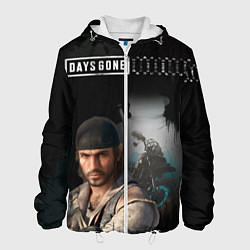 Куртка с капюшоном мужская Days Gone, цвет: 3D-белый