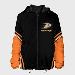 Куртка с капюшоном мужская Ducks, цвет: 3D-черный