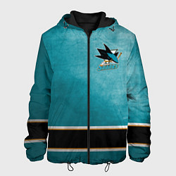 Куртка с капюшоном мужская San Jose Sharks, цвет: 3D-черный