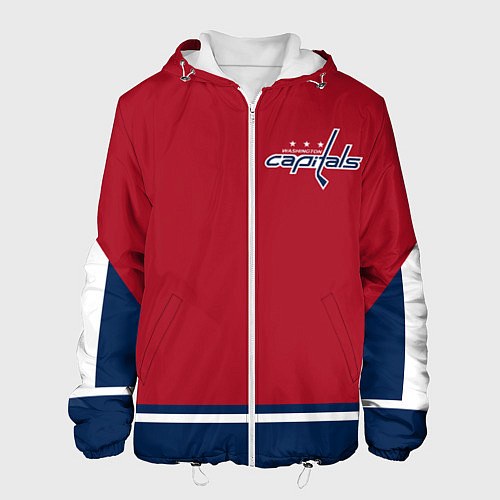 Мужская куртка Washington Capitals / 3D-Белый – фото 1