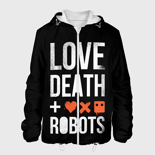 Мужская куртка Love Death Robots / 3D-Белый – фото 1