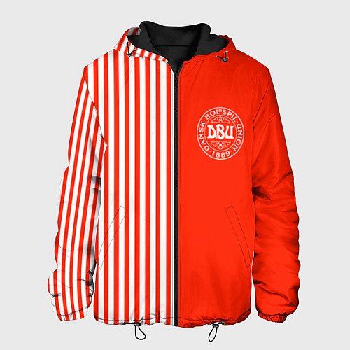 Мужская куртка Сборная Дании / 3D-Черный – фото 1