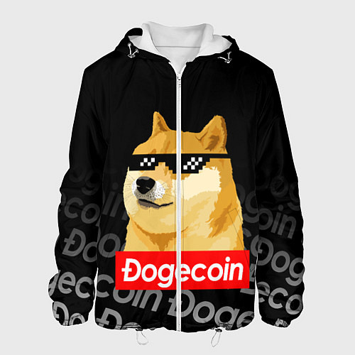 Мужская куртка DOGECOIN DOGE ДОГИКОИН / 3D-Белый – фото 1