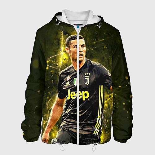 Мужская куртка Cristiano Ronaldo Juventus / 3D-Белый – фото 1