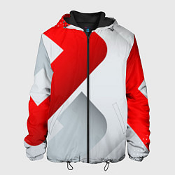 Мужская куртка 3D SPORT STYLE RED WHITE