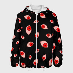 Куртка с капюшоном мужская Взгляд тьмы, цвет: 3D-белый