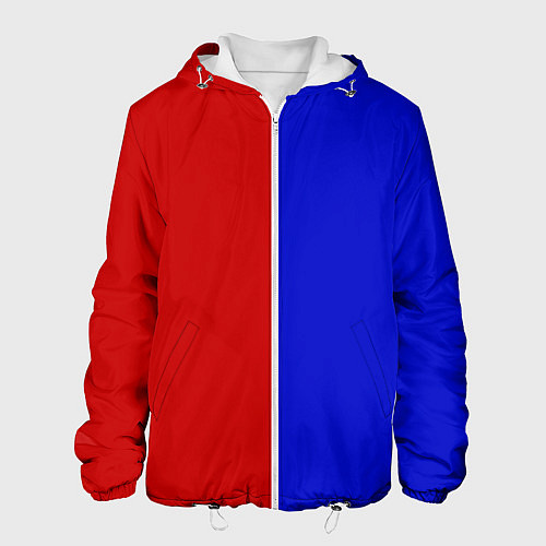 Мужская куртка Красно-синий / 3D-Белый – фото 1