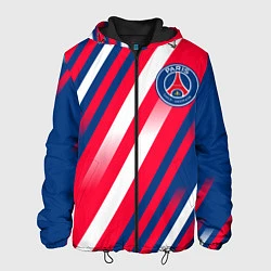 Куртка с капюшоном мужская ФК ПСЖ PARIS SAINT GERMAIN, цвет: 3D-черный