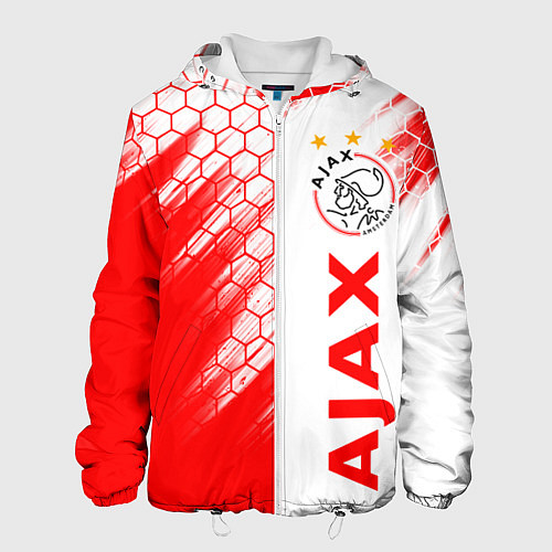 Мужская куртка FC AJAX AMSTERDAM ФК АЯКС / 3D-Белый – фото 1
