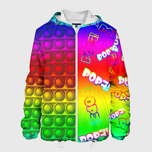 Мужская куртка POP it! / 3D-Белый – фото 1