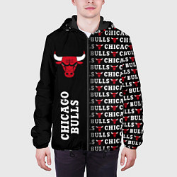 Куртка с капюшоном мужская CHICAGO BULLS 7, цвет: 3D-черный — фото 2