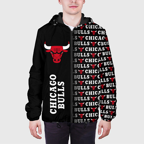 Мужская куртка CHICAGO BULLS 7 / 3D-Черный – фото 3