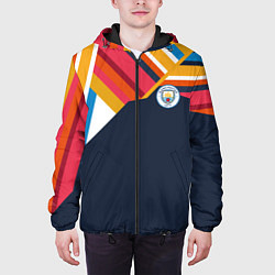 Куртка с капюшоном мужская МАНЧЕСТЕР СИТИ 2021, цвет: 3D-черный — фото 2
