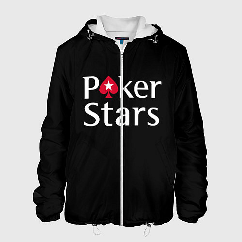 Мужская куртка Poker Stars / 3D-Белый – фото 1