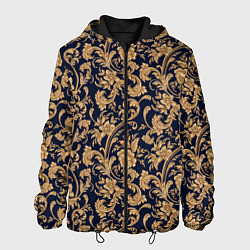 Куртка с капюшоном мужская Versace классические узоры, цвет: 3D-черный