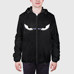 Куртка с капюшоном мужская Looking into the abyss, цвет: 3D-черный — фото 2