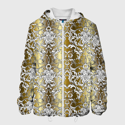 Мужская куртка Versace gold & white / 3D-Белый – фото 1