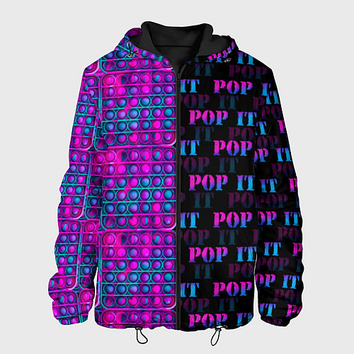 Мужская куртка POP it NEON / 3D-Черный – фото 1