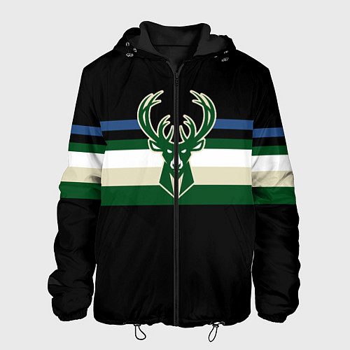 Мужская куртка Milwaukee Bucks форма Statement Edition / 3D-Черный – фото 1